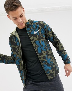 Камуфляжная кожа Nike Running 929423-395-Черный