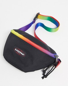 Черная сумка-кошелек с радужной отделкой Eastpak Springer x Pride-Мульти