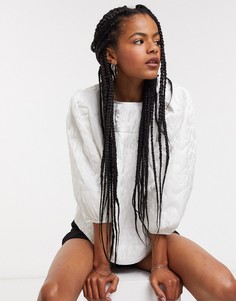 Белый свободный топ Object