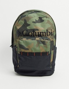 Рюкзак объемом 22 л с камуфляжным принтом Columbia Zigzag-Зеленый