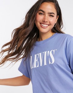 Футболка в университетском стиле с принтом Levis-Синий Levis®