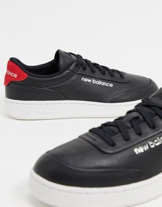 Черные кожаные кроссовки New Balance CTALY-Черный