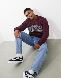 Бордовый свитшот Dickies-Красный