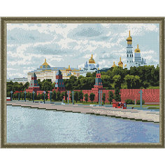Алмазная мозаика Molly "Москва, Кремль", 40х50 см