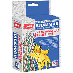 Химические опыты 2-в-1 Lori Style slime и сказочный сад