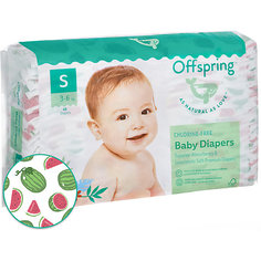 Подгузники Offspring Арбузы 3-7 кг, 48 шт