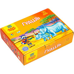 Гуашь Мульти-Пульти Енот в Африке, 12 цветов