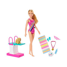 Игровой набор Barbie Чемпион по плаванию Mattel