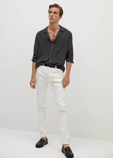Струящаяся рубашка regular fit - Stripe Mango