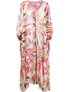 Emilio Pucci пляжное платье Bes с принтом