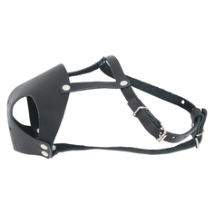 Намордник намордники Каскад кожаный цельнокроеный для мелких пород собак (французский бульдог)