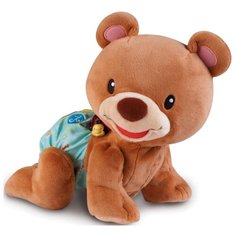 Интерактивная развивающая игрушка VTech Ползающий мишка коричневый