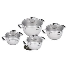 Набор кастрюль Taller Льюис TR-1071 9 пр. серебристый
