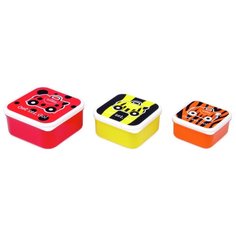 Trunki Набор контейнеров для еды Animals 0301-GB01 красный/оранжевый/желтый