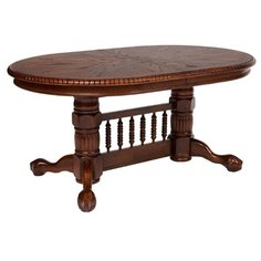 Стол кухонный TetChair Oakland SWC (4296-SWC), раскладной, ДхШ: 164 х 107 см, длина в разложенном виде: 244 см, темный орех
