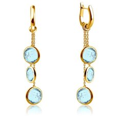 Бронницкий Ювелир Серьги из желтого золота 56516087000