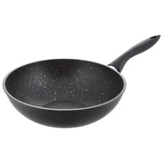 Сковорода-вок Мечта Гранит 28 см, гранит black