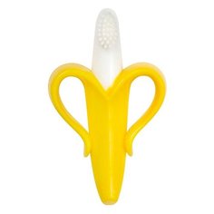 Зубная щетка Пома Банан 4+, желтый/белый