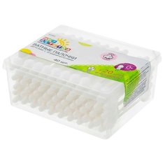 Ватные палочки Мир детства детские с ограничителями 60 шт. контейнер