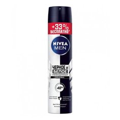 Дезодорант-антиперспирант спрей Nivea Men Невидимый для черного и белого, 200 мл