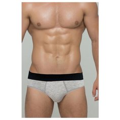 Salvador Dali Трусы слипы однотонные, размер XL, серый