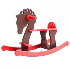 Качалка SunnyWoods лошадка Альфа (A232002) красный/коричневый
