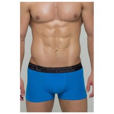 Salvador Dali Трусы боксеры с надписью на резинке, размер XXL, голубой