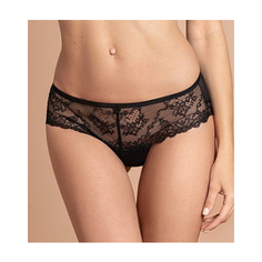 Laete Трусы бразилиана с кружевом, размер XL, черный