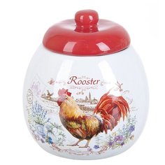 Сахарница Polystar Global Art Rooster L2430897 белый/красный