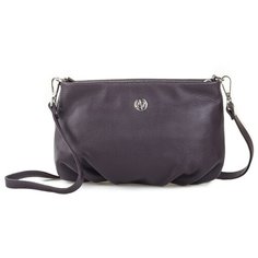 Сумка кросс-боди Afina 160, натуральная кожа, фиолетовый