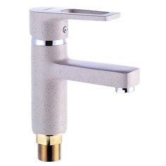 Смеситель для раковины (умывальника) Edeny Е2605В-5/Е2605В-7 однорычажный песочный