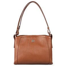 Сумка кросс-боди Afina 455, натуральная кожа, карамель