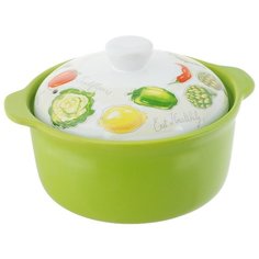 Кастрюля Appetite Vernazza Гратен 1,6 л, зеленый
