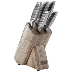 Набор Taller Hardman 5 ножей с подставкой серебристый