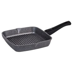 Сковорода-гриль Мечта Гранит 24х24 см со съемной ручкой, съемная ручка, гранит