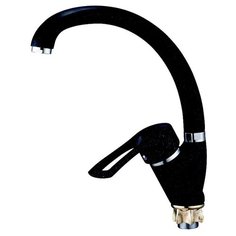 Смеситель для кухни (мойки) solone KAK4-A181K однорычажный черный