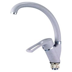 Смеситель для кухни (мойки) solone KAK4-A181K однорычажный серый