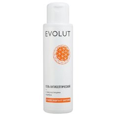 Гель для рук Evolut антисептический с наночастицами серебра 8 часов защиты от бактерий 100 мл