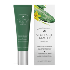 Vegetable Beauty Иллюминирующая сыворотка для кожи вокруг глаз с фито-комплексом и экстрактом огурца Siero Occhi Illuminate 30 мл
