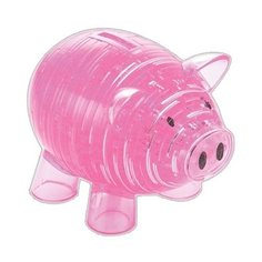 Пазл Crystal Puzzle Копилка хрюшка розовая (91103), 93 дет.