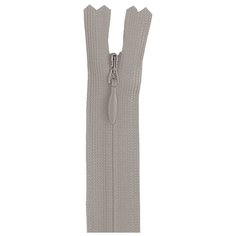 YKK Молния потайная неразъёмная 0004715/40, 40 см, светло-серый/светло-серый