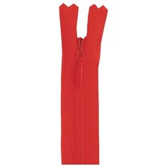 YKK Молния потайная неразъёмная 0004715/40, 40 см, алый/алый