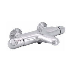 Смеситель для ванны с подключением душа Aqualux SH-3011 двухрычажный