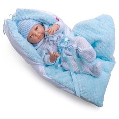 Интерактивная кукла Berjuan Младенец с голубой подушечкой, 45 см, 8097