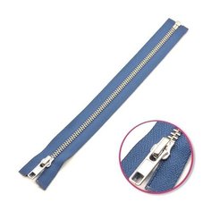 YKK Молния разъёмная 0573985/55, 55 см, джинсово-голубой/анти-никель