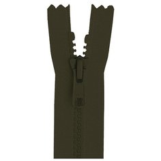 YKK Молния 4335956/55, 55 см, темный хаки/темный хаки