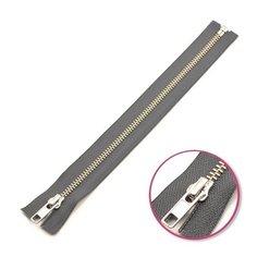 YKK Молния разъёмная 0573985/70, 70 см, асфальтно-серый/анти-никель