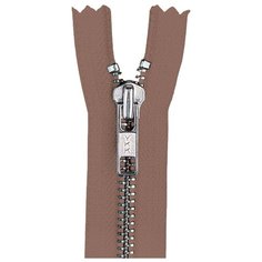 YKK Молния разъёмная 0573985/70, 70 см, светло-коричневый/анти-никель