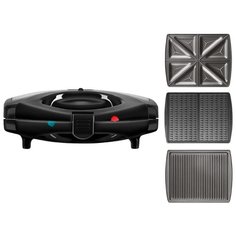 Прибор со сменными панелями REDMOND Мультипекарь RMB-M716/3 PRO черный/серебристый