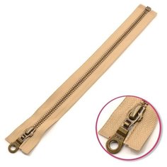 YKK Молния 0503311/120, 120 см, 573 бежевый/темная латунь